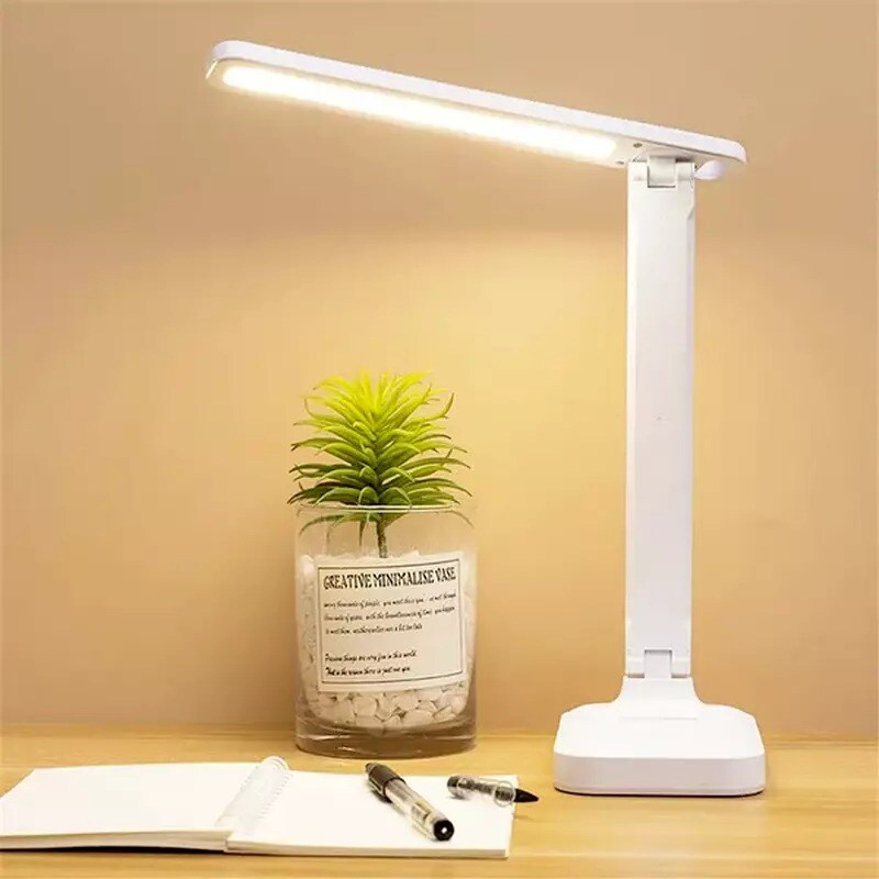 LED Desk Lamp Touch Sensor Reading Foldable Table Lamp Eye Caring Reading Light