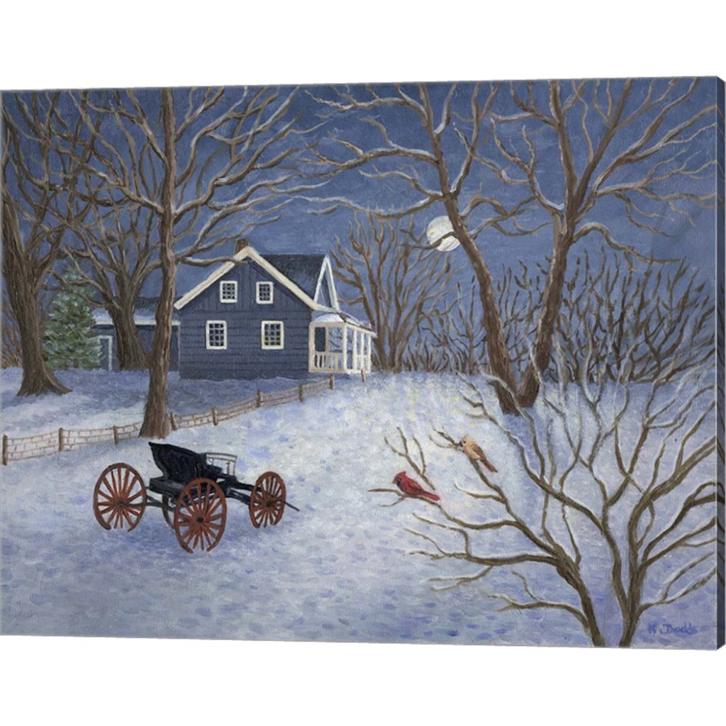 Moonlight Night by Kevin Dodds 20&#x22; x 16&#x22; Canvas Wall Art
