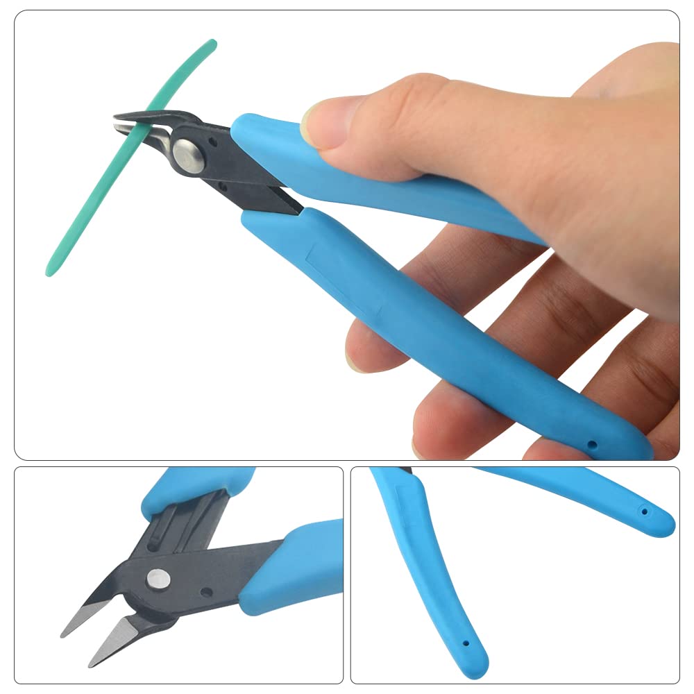 Professional 9 Pieces Gundam Model Tools Kit Modeler Basic Tools Craft Set Hobby Building Tools Kit for Gundam Car Model Building Repairing and Fixing(B)