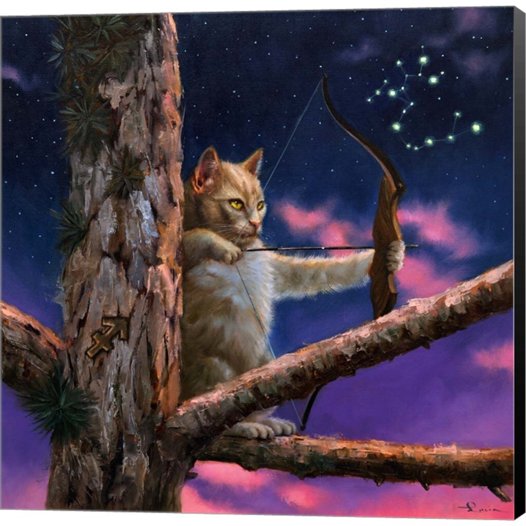 Sagittarius by Lucia Heffernan 12&#x22; x 12&#x22; Canvas Wall Art
