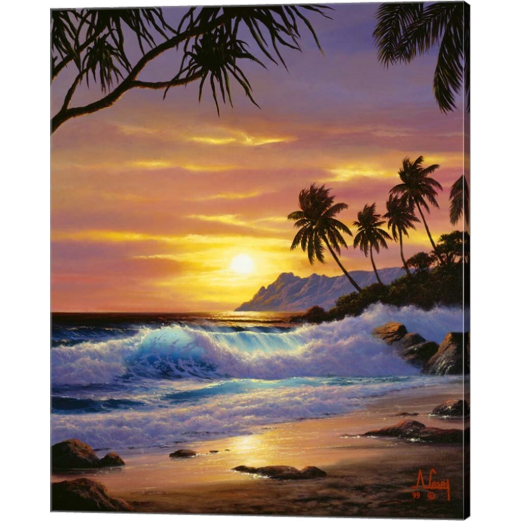 Tropical Shores by Anthony Casay 16&#x22; x 20&#x22; Canvas Wall Art