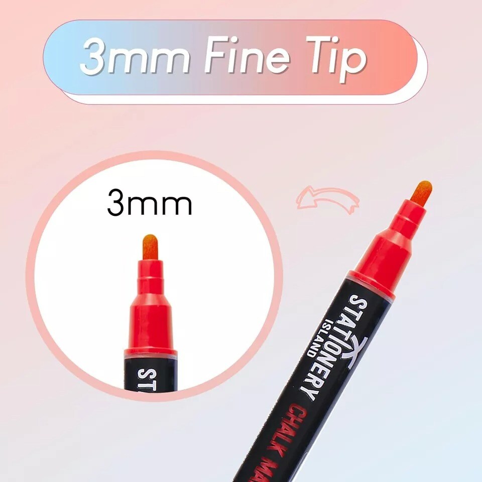 10Pcs Liquid Chalk Markers Whiteboard Dry Erase Chalk Marker Pens for Blackboard