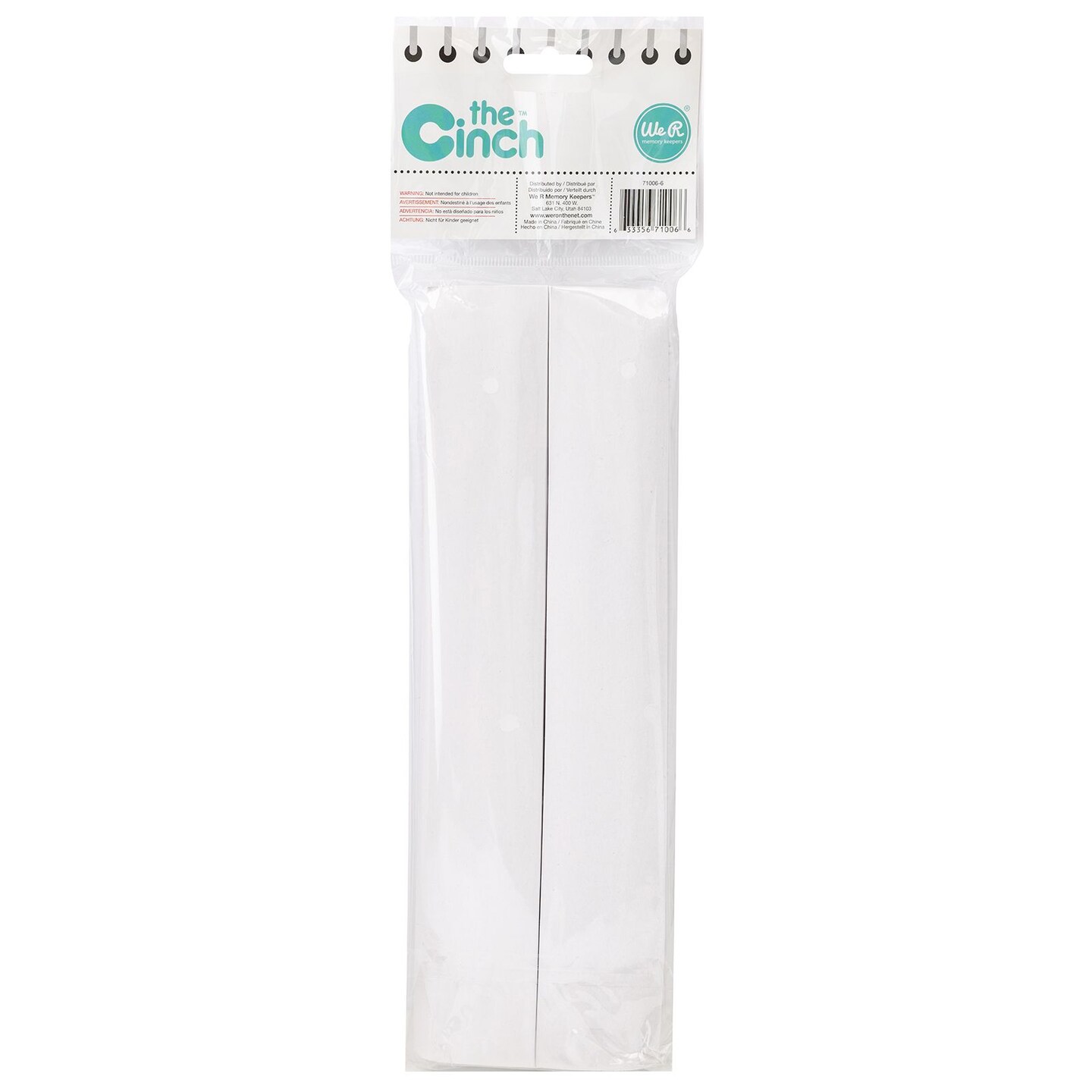 We R Memory Keepers 71006-6 The Cinch Book Binding Wires, 1&#x22;, White