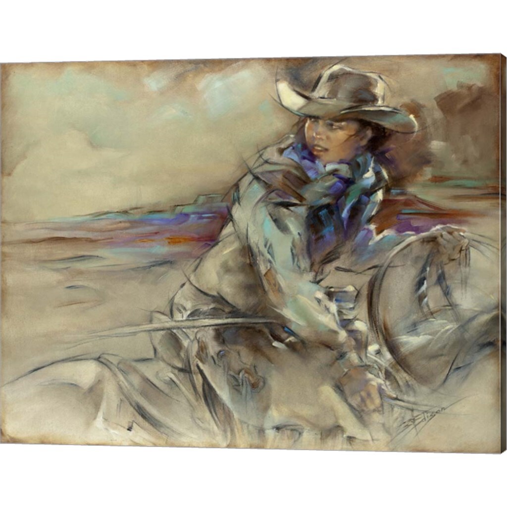 Dallied Up by Susan Edison 20&#x22; x 16&#x22; Canvas Wall Art