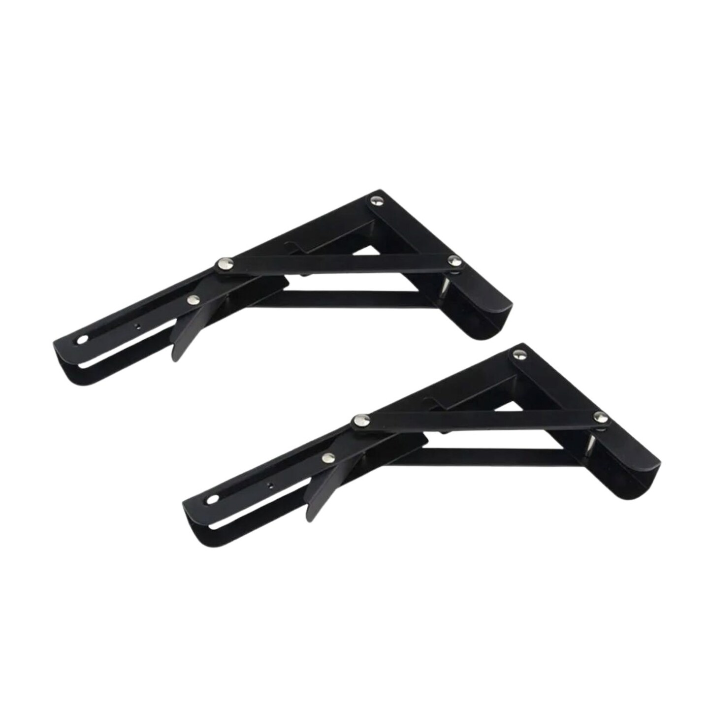 Kitcheniva 2 Pcs Heavy Duty Wall Mounted Folding Shelf Brackets