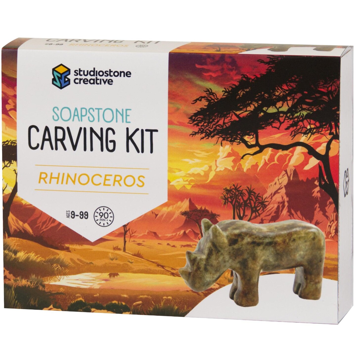 Mothers Day Gift - Rhino Soapstone Carving Kit