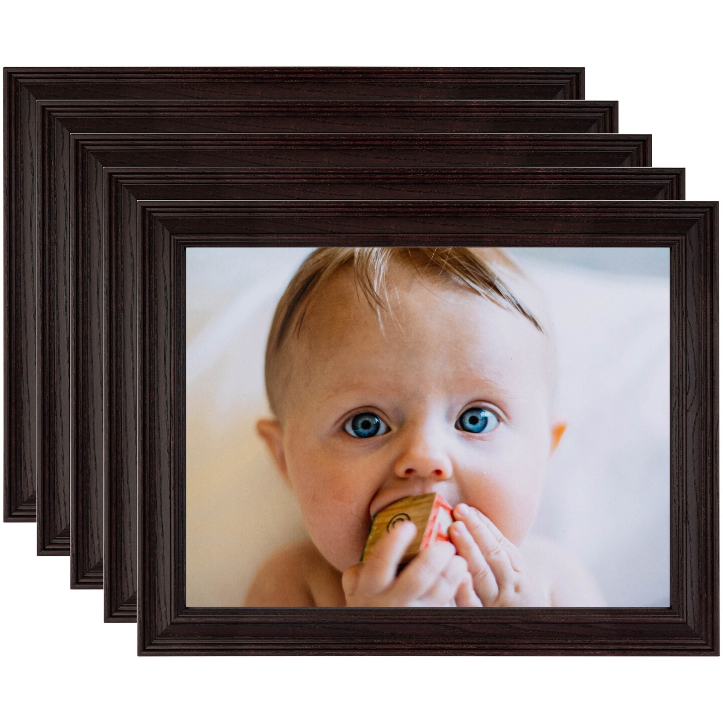 ArtToFrames 14x14 Inch Modern Picture Frame, Multi Pack, Comes with Regular Glass (WOMPack-14-14x14)