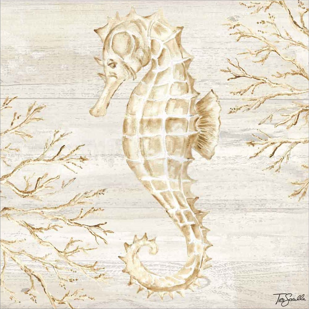 Calm Shores III by Tre Sorelle Studios 12&#x22; x 12&#x22; Canvas Wall Art