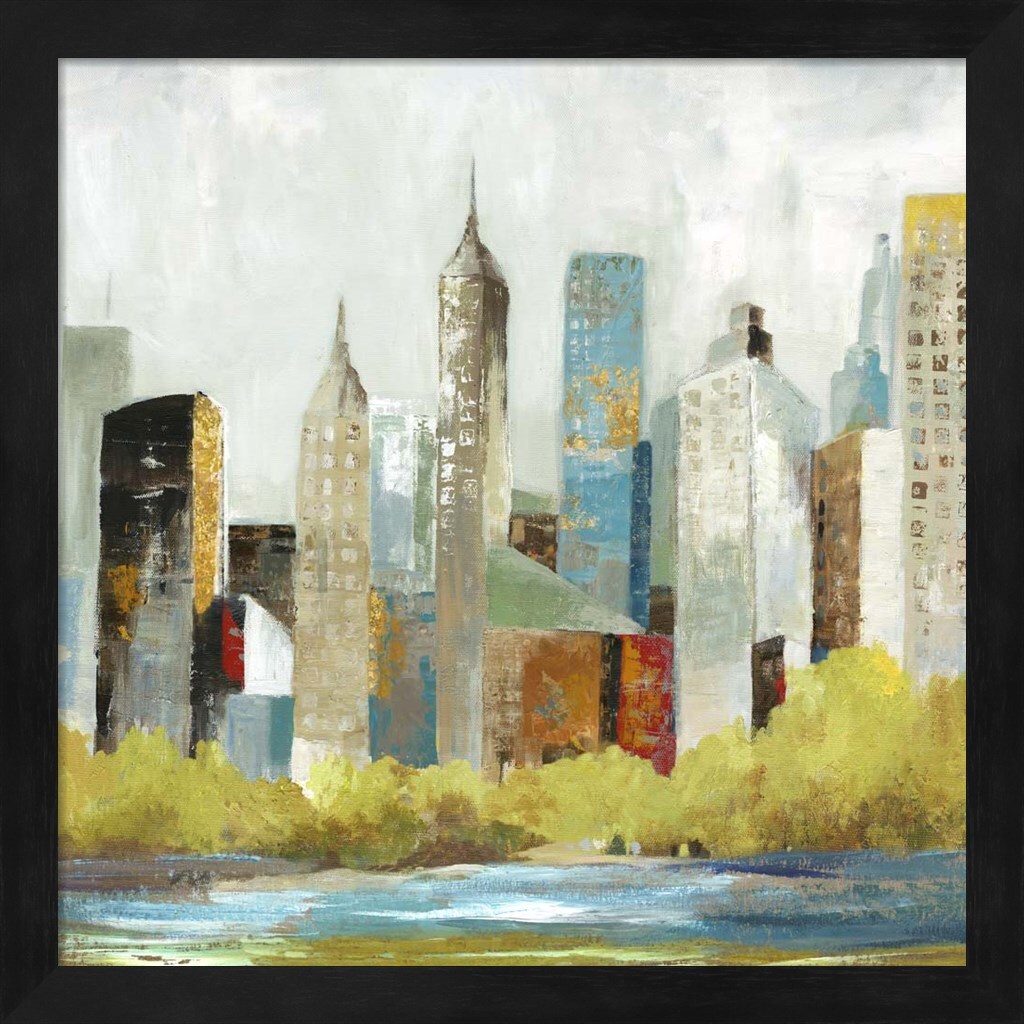 Hudson Ferry I by Allison Pearce 13&#x22; x 13&#x22; Framed Wall Art