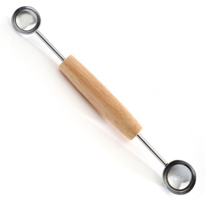 Norpro Double Melon Baller - Easily Scoop Decorative Balls of Fruit, Cheese or Ice Cream