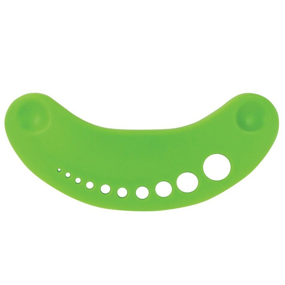 HIC Herb Prepper &#x26; Mezzaluna Chopper - Easily Separate Herbs or Green Leaves from Tough Bitter Stems