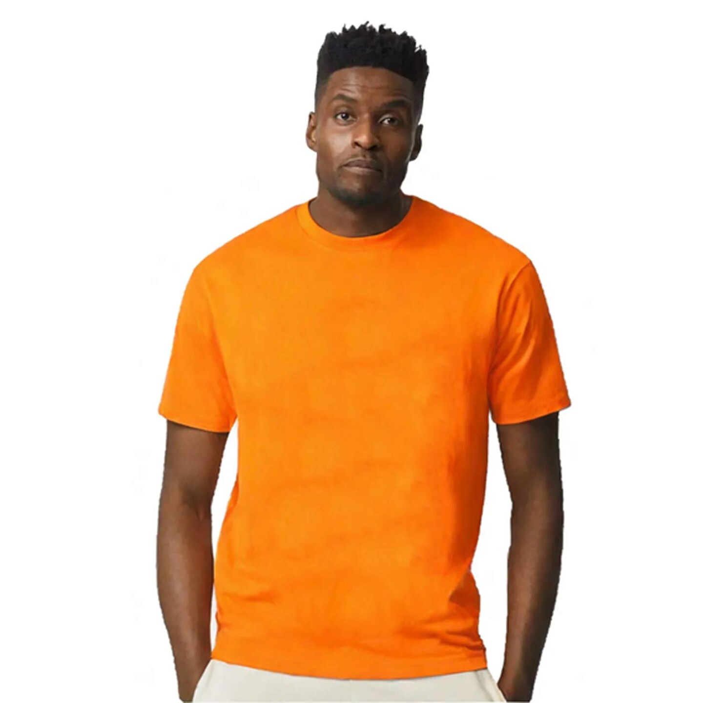 Men’s DryBlend Crewneck Short Sleeve T-Shirt for Work Active & Outdoor wear