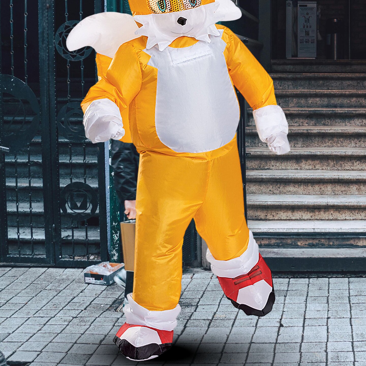Kids Inflatable Sonic the Hedgehog 3 Miles Tails Prower Costume