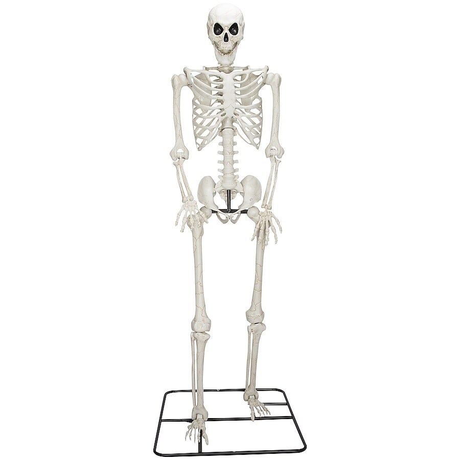 10-ft Poseable Skeleton Halloween Yard Decoration