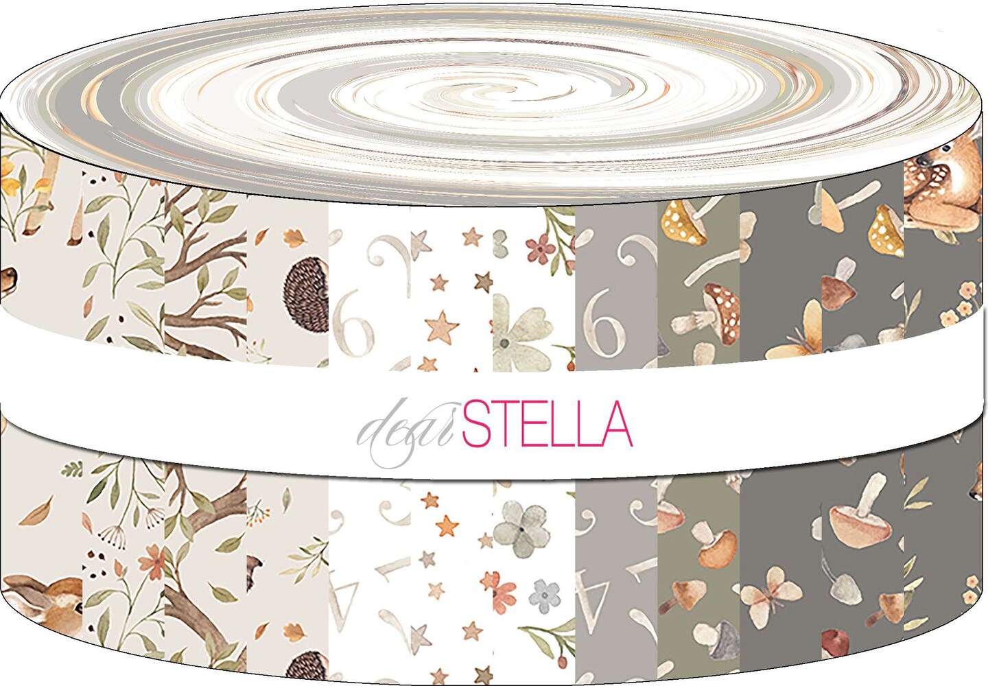 Count On Me 2.5" Strip Roll (Jelly Roll) by Dear Stella (CPSTELLA-STRIP COUNT ON ME)