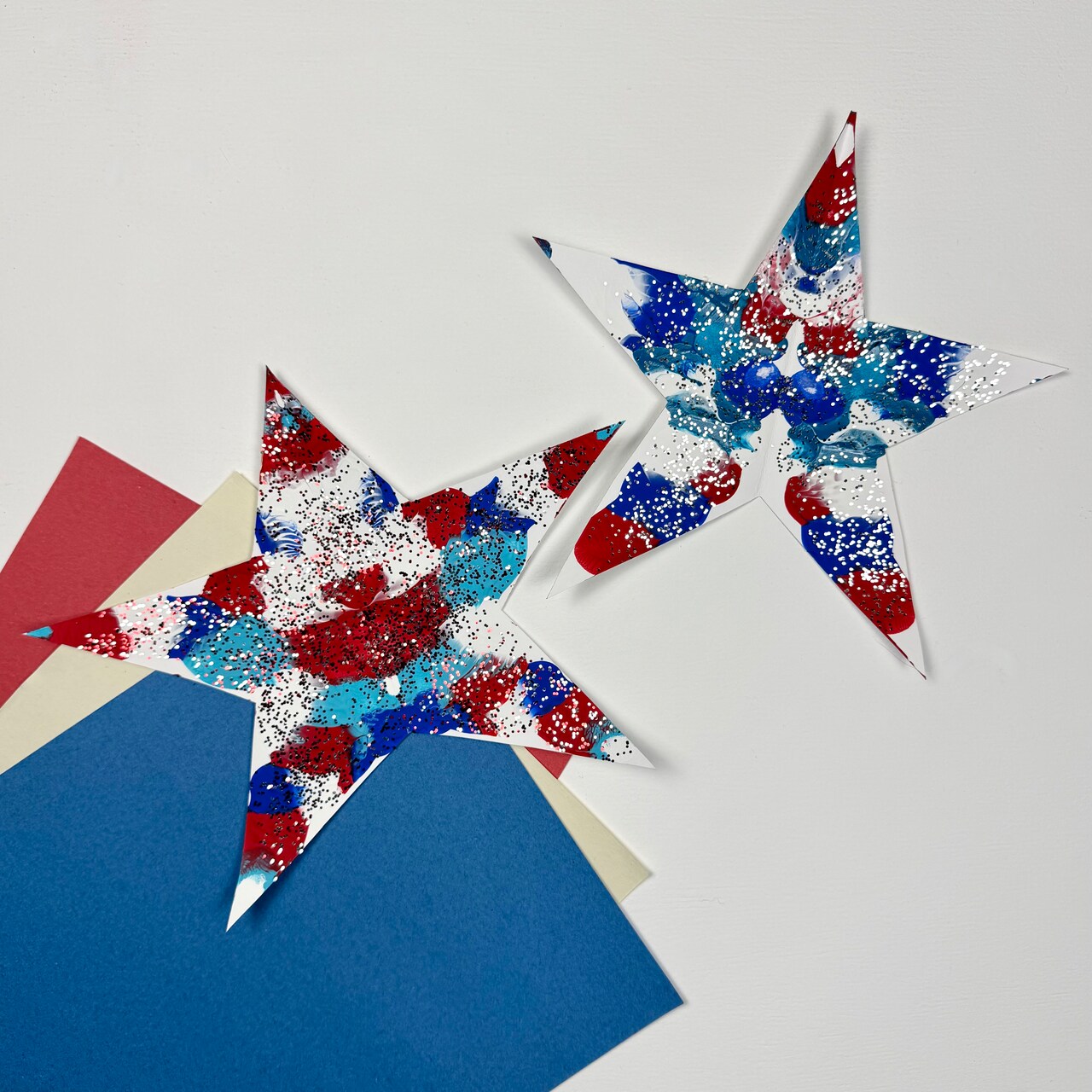 Kids Club: Patriotic Abstract Art