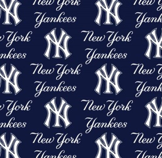 Licensed MLB New York Yankees Cotton 6646-B Fabric by the Yard