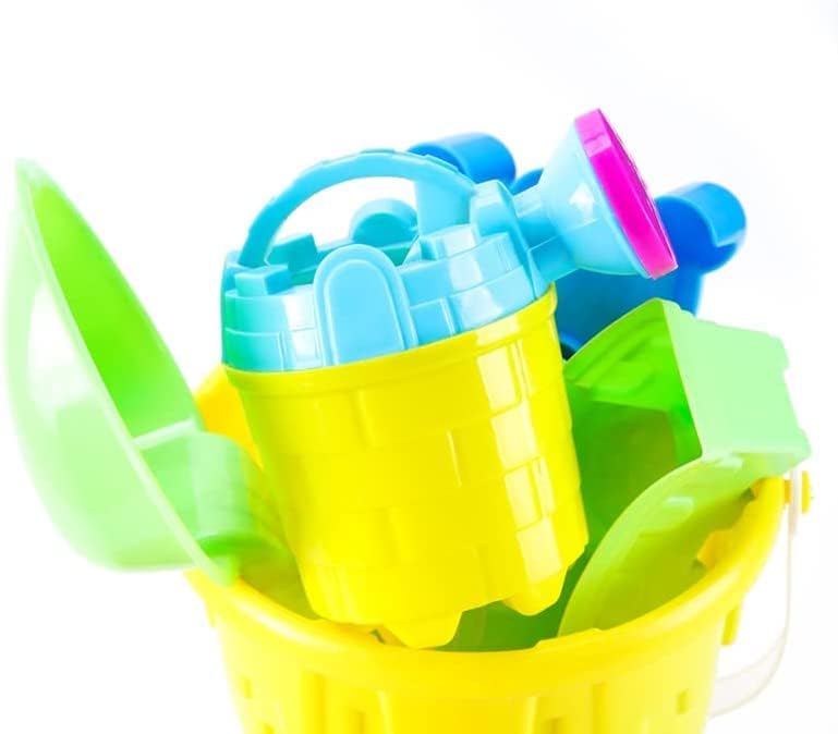 4E&#x2019;s Novelty 6 Pack Set Mini Watering Cans for Kids 4.5in, Summer Toys Perfect Beach Toys for toddlers and Kids, Flower Watering Can for Indoor &#x26; Outdoor Plants, Sand toys