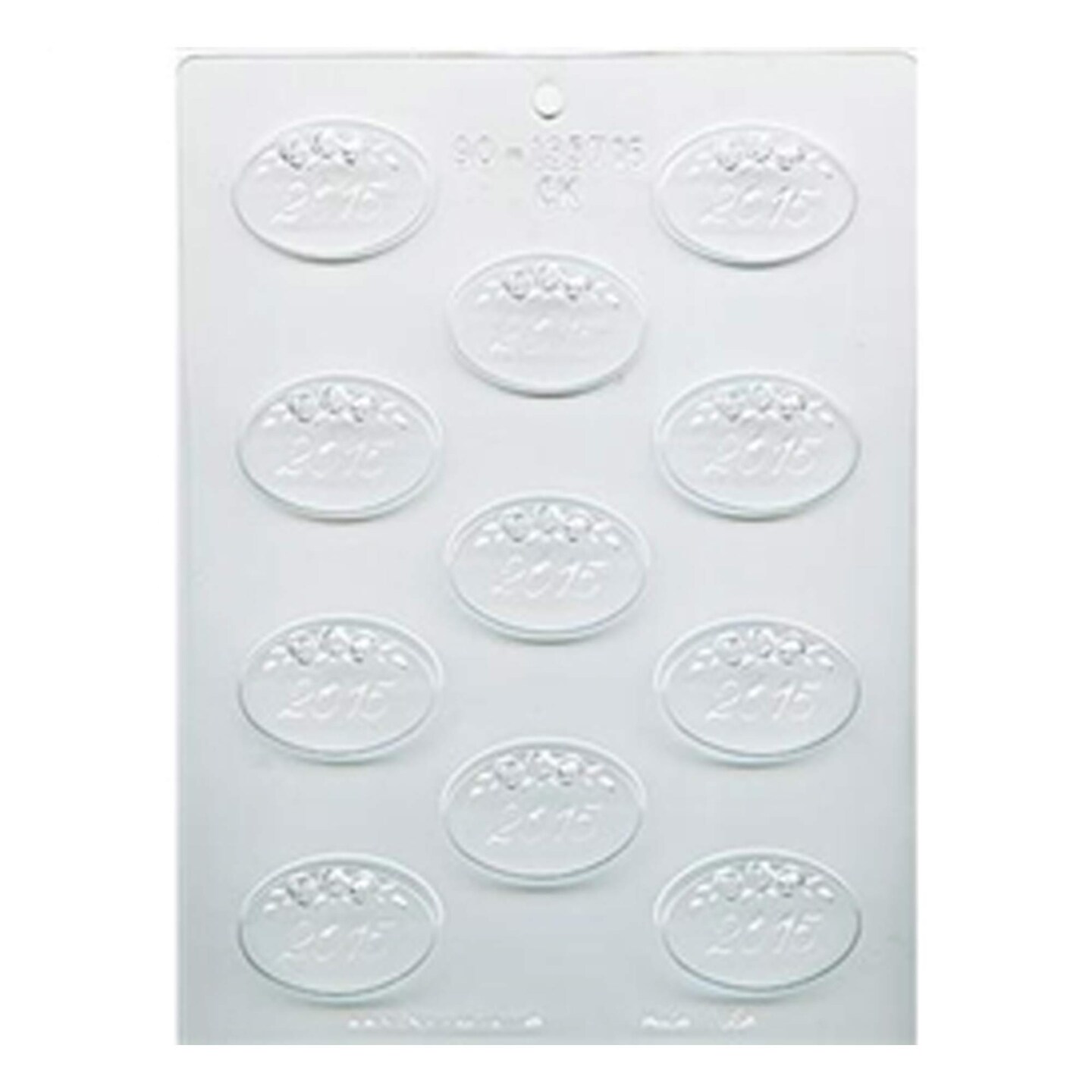 Oval Roses 2015 Mint Chocolate Mold for Special Events