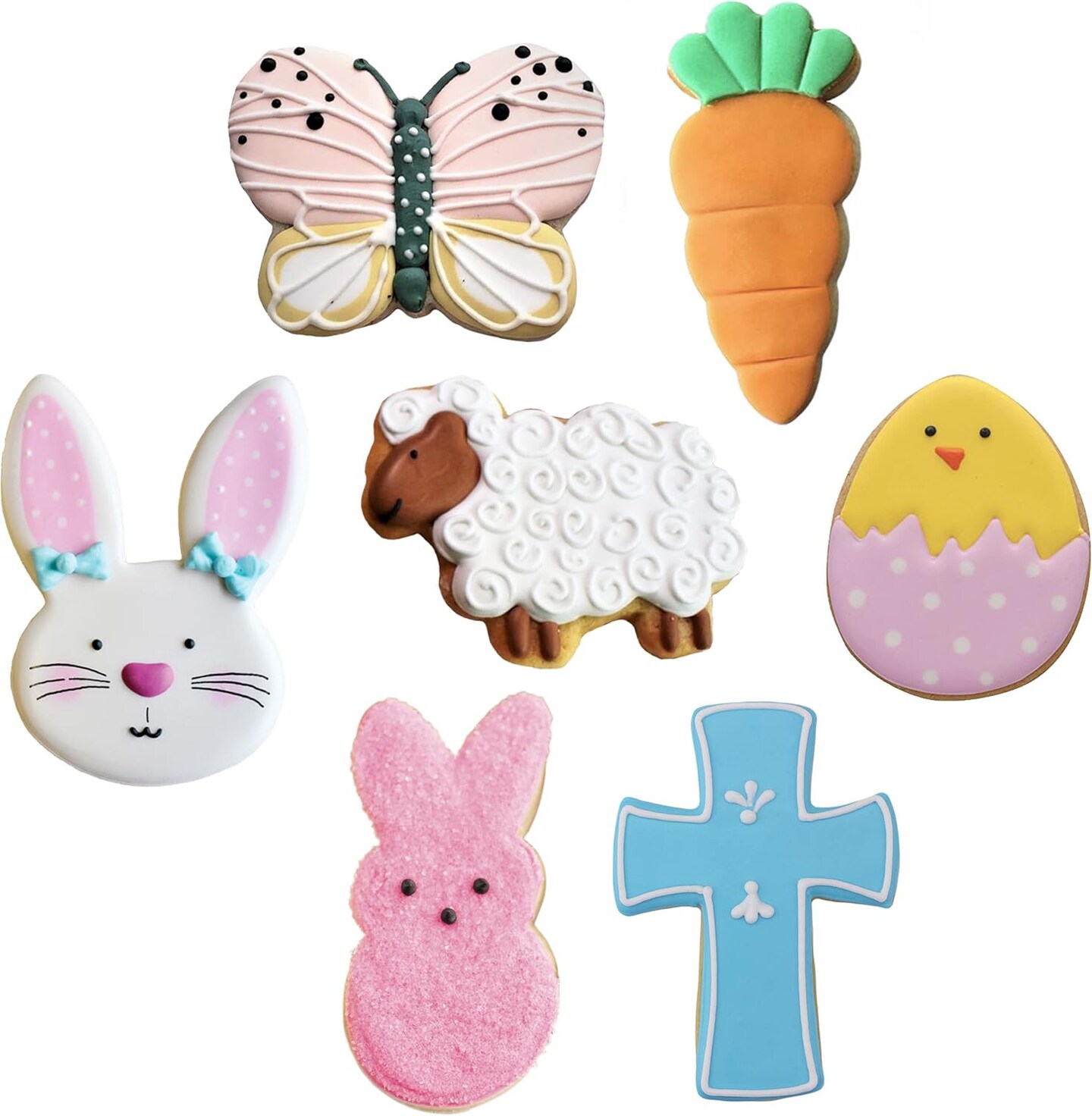 Easter Cookie Cutters 7-Pc Set Made in USA