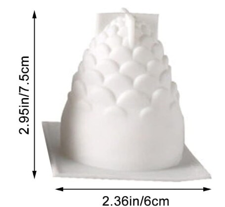 3D Pine Cones Silicone Mold for DIY Candle Making Molds
