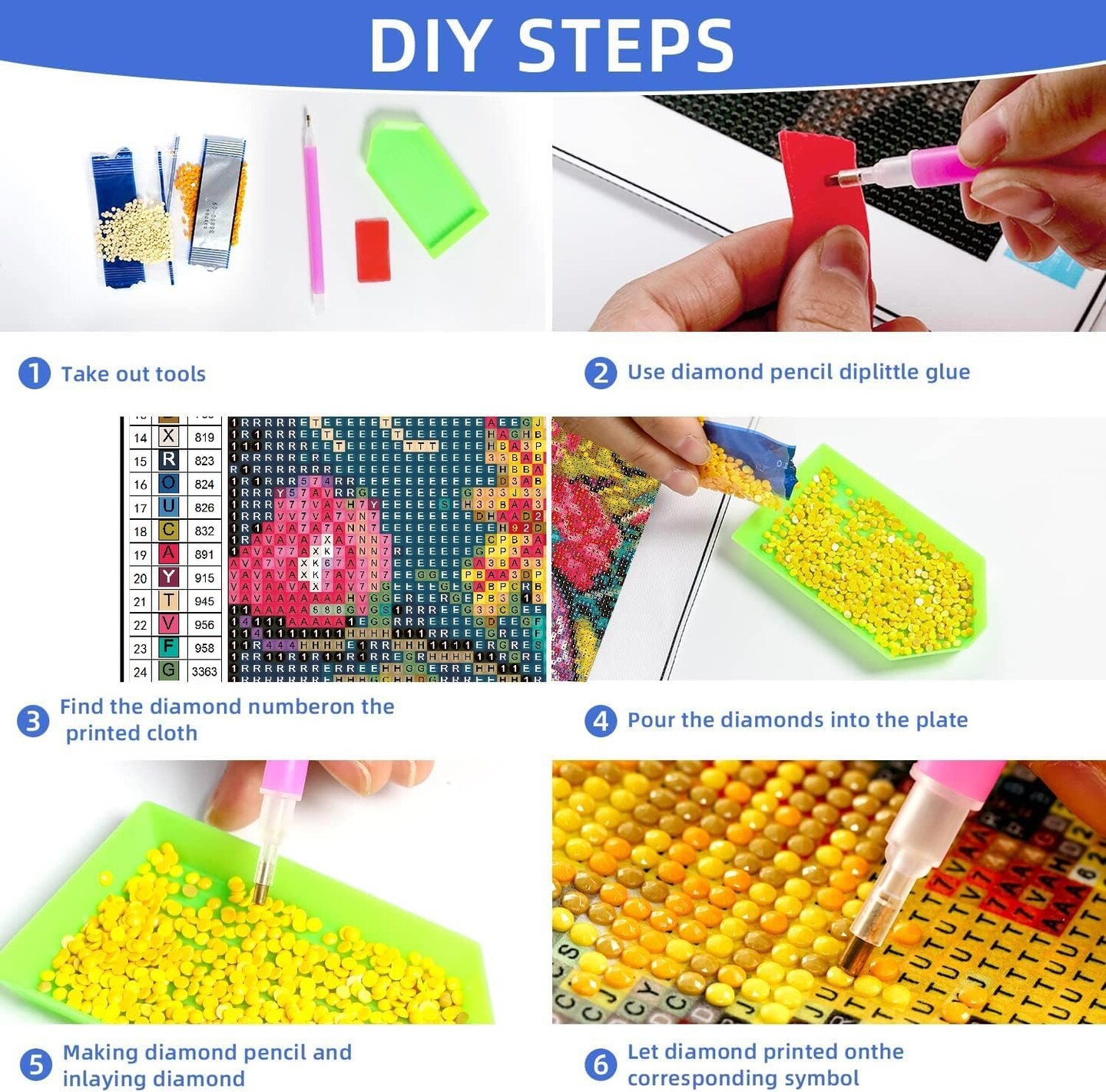 Diamond Painting Kits for Adults Flowers - 5D Diamond Art Painting Kit for Adults Beginners