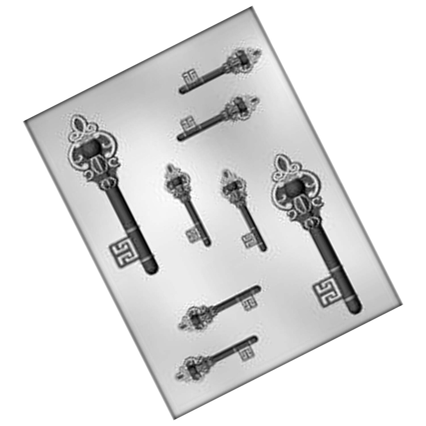 Skeleton Keys Chocolate Mold for Spooky Treats