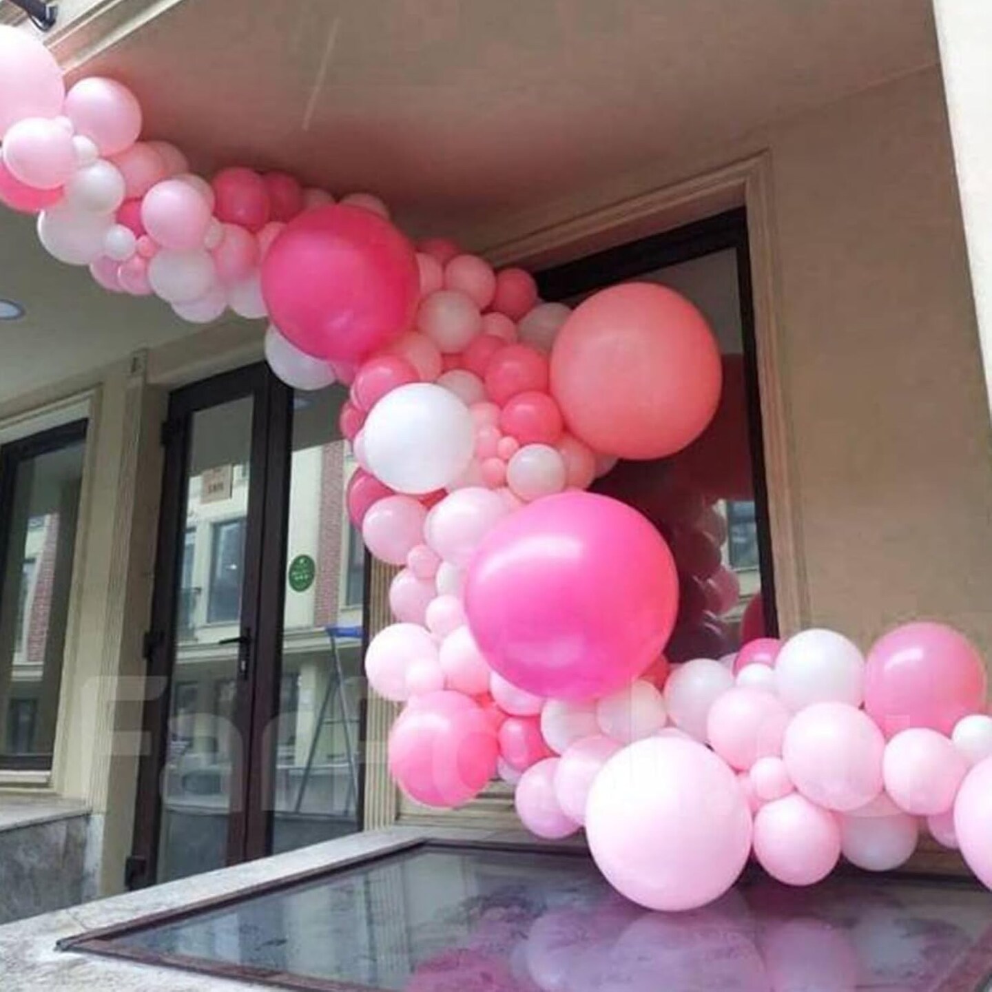 Pink Shades Balloons Arch Garland Kit, 106Pcs 18/12/10/5 Inch Hot Pink Balloons Pearl Pink Balloons Macaron Light Pink Balloons for Girl Women Birthday Baby Shower Wedding Valentine&#x27;s Day
