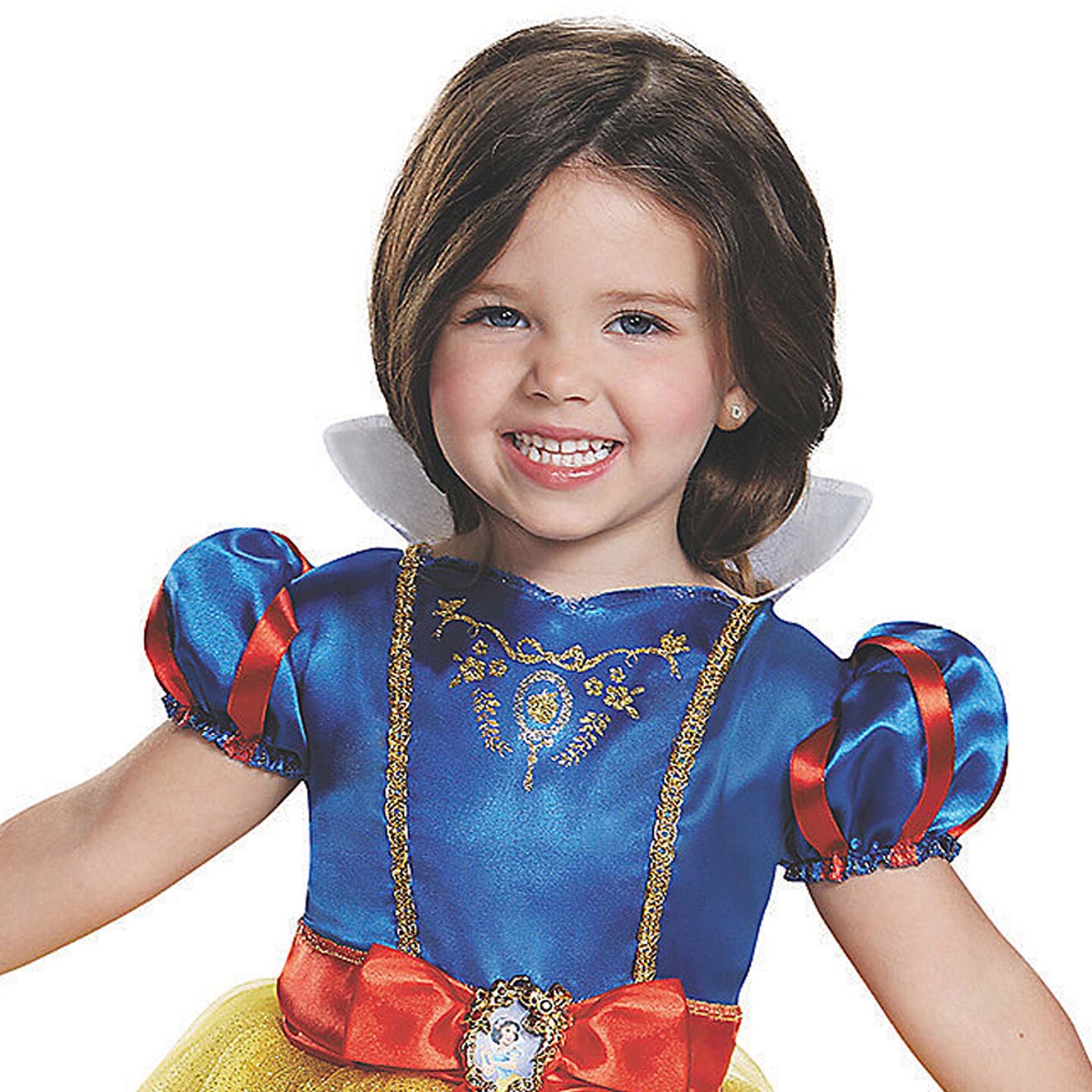 Girls Snow White Halloween Costume Yellow Blue Princess Dress for Kids