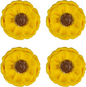 Edible  Decorations Small Sunflowers 5 Count