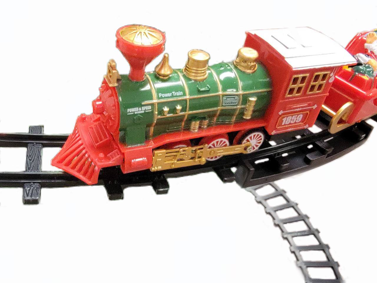 Christmas Train with Christmas Tree Stand
