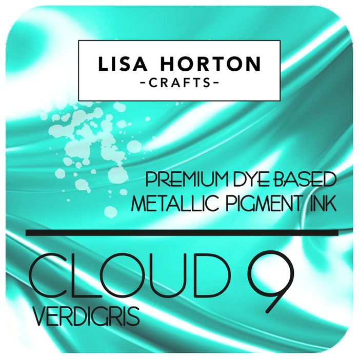 Lisa Horton Crafts Cloud 9 Metallic Ink Pad -Verdigris