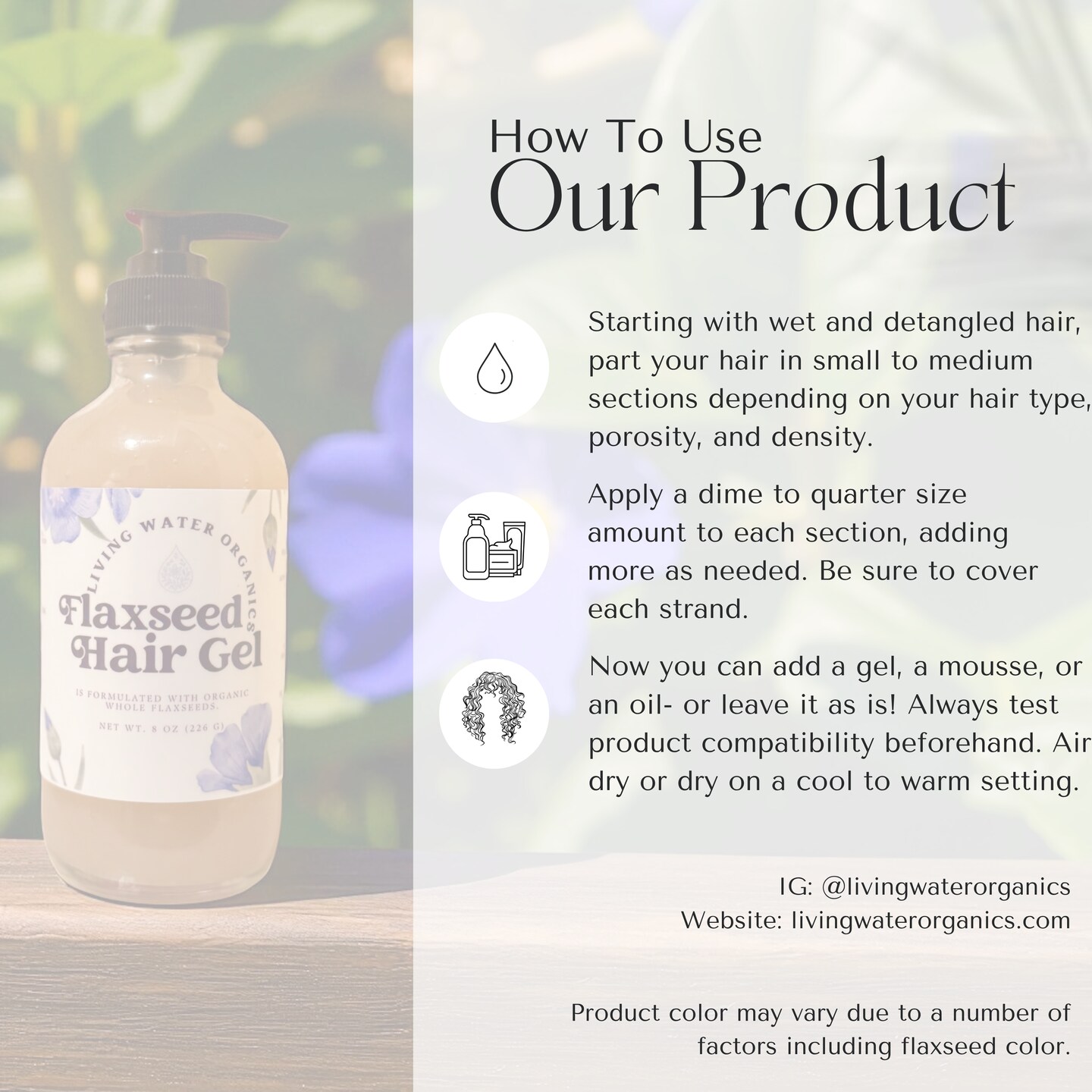 Organic Flaxseed Gel | MakerPlace by Michaels