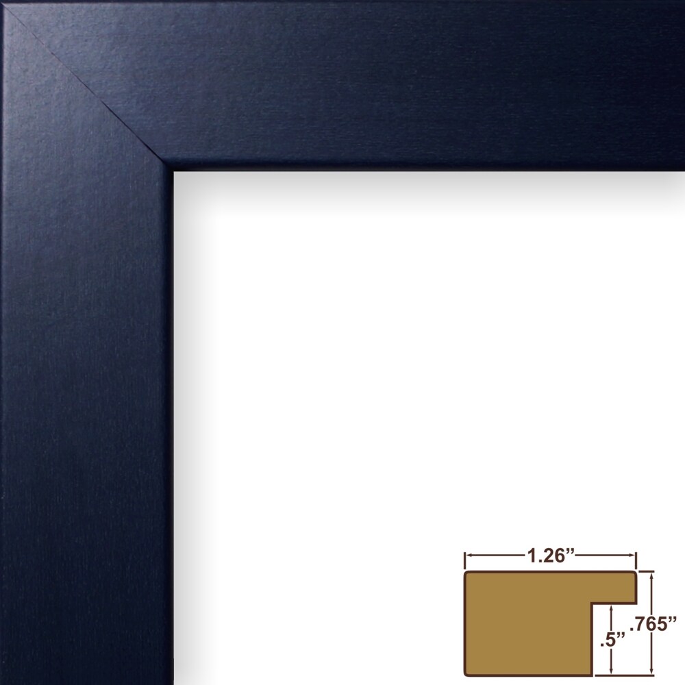 11x14 Matted Picture Frame, Colori 125 1.25 Inch MDF  Moulding, Wall Display Frame for Art, Posters, or Photos by wallsthatspeak