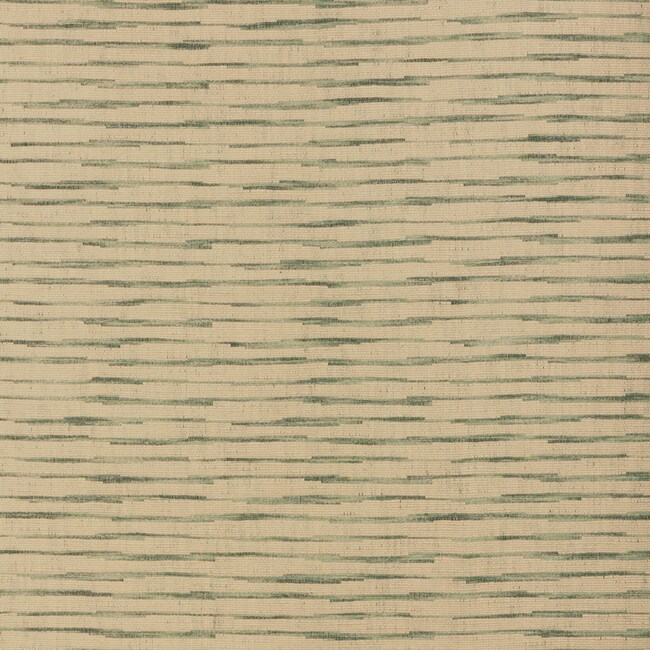 1 Yard Contemporary Warm Tone Horizontal Stripe Cotton Linen Fabric for Decor