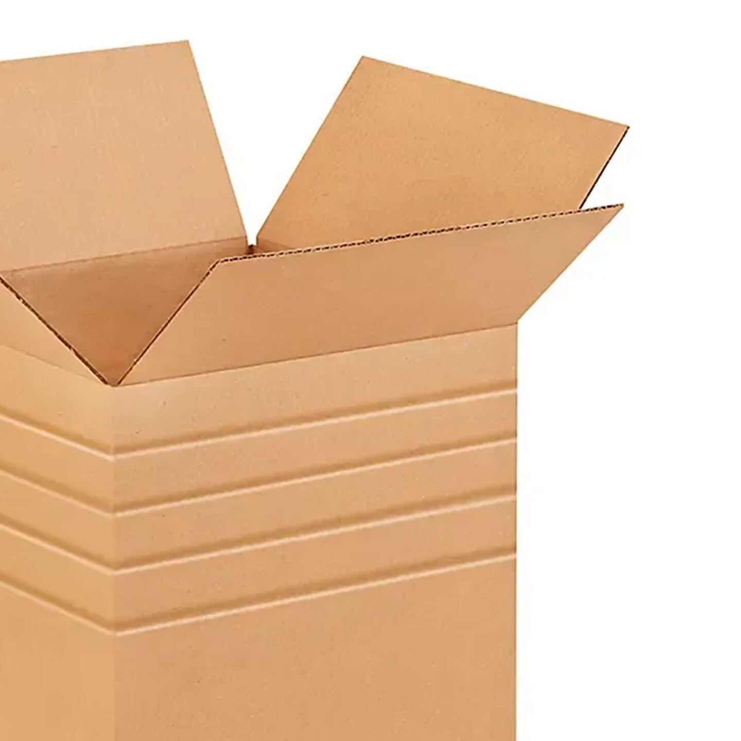 250 Pack Strong Multi Depth Corrugated Packing Boxes for Mailing Shipping and Storage 15 x 15 x 15 inch