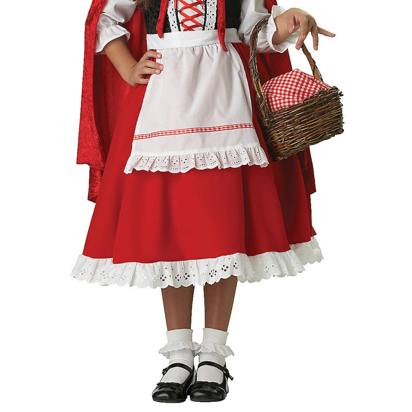 Girls Little Red Riding Hood Costume Halloween Dress