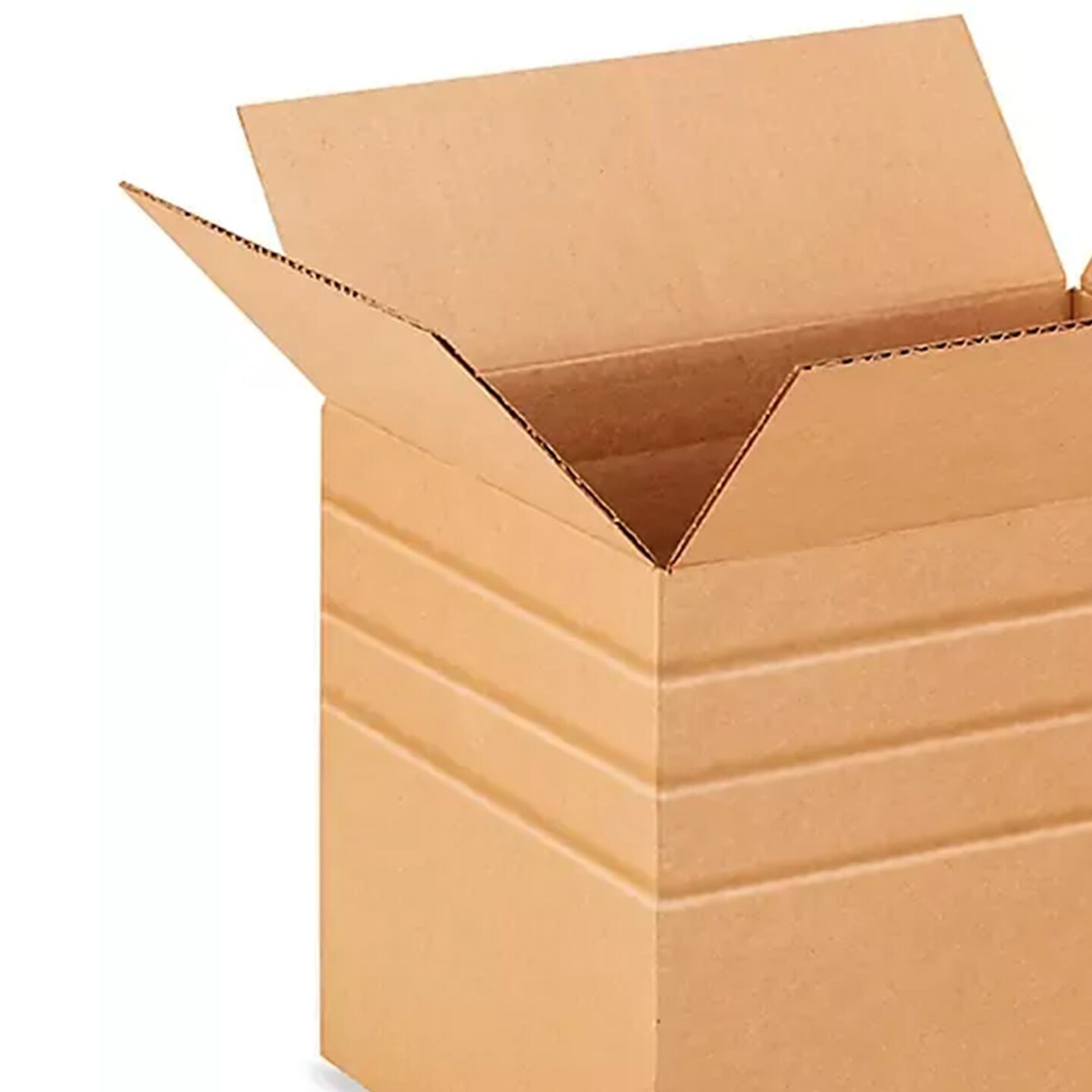 100 Pack Strong Multi Depth Corrugated Shipping Cartons for Moving Packaging and Storage 15 x 12 x 12 inch