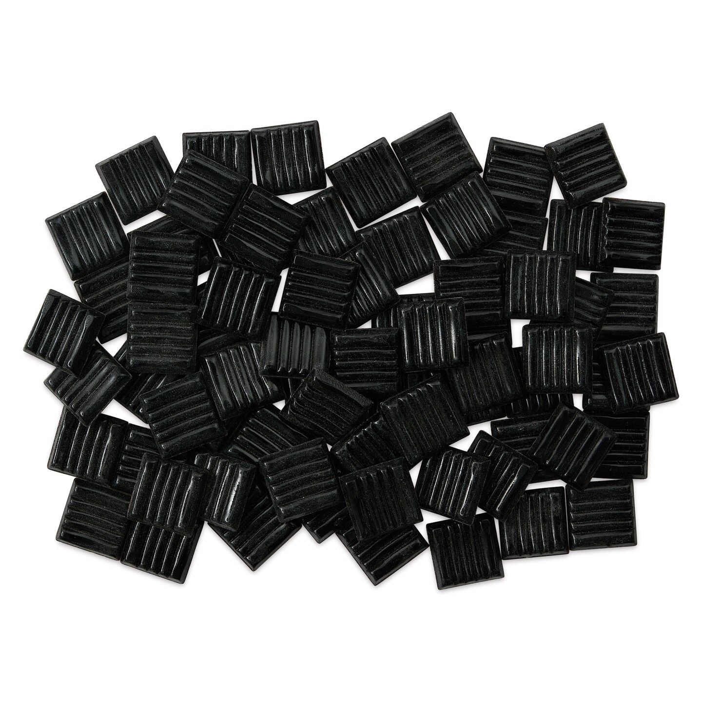 Mosaic Mercantile Venetian Tiles - Black, 3/4&#x22;, 8 oz
