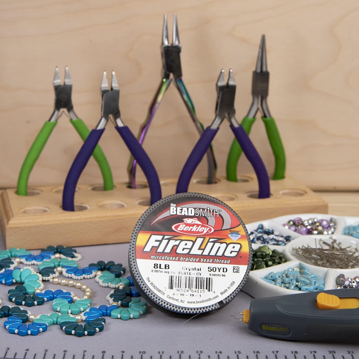 The Beadsmith Fireline by Berkley – Micro-Fused Braided Thread