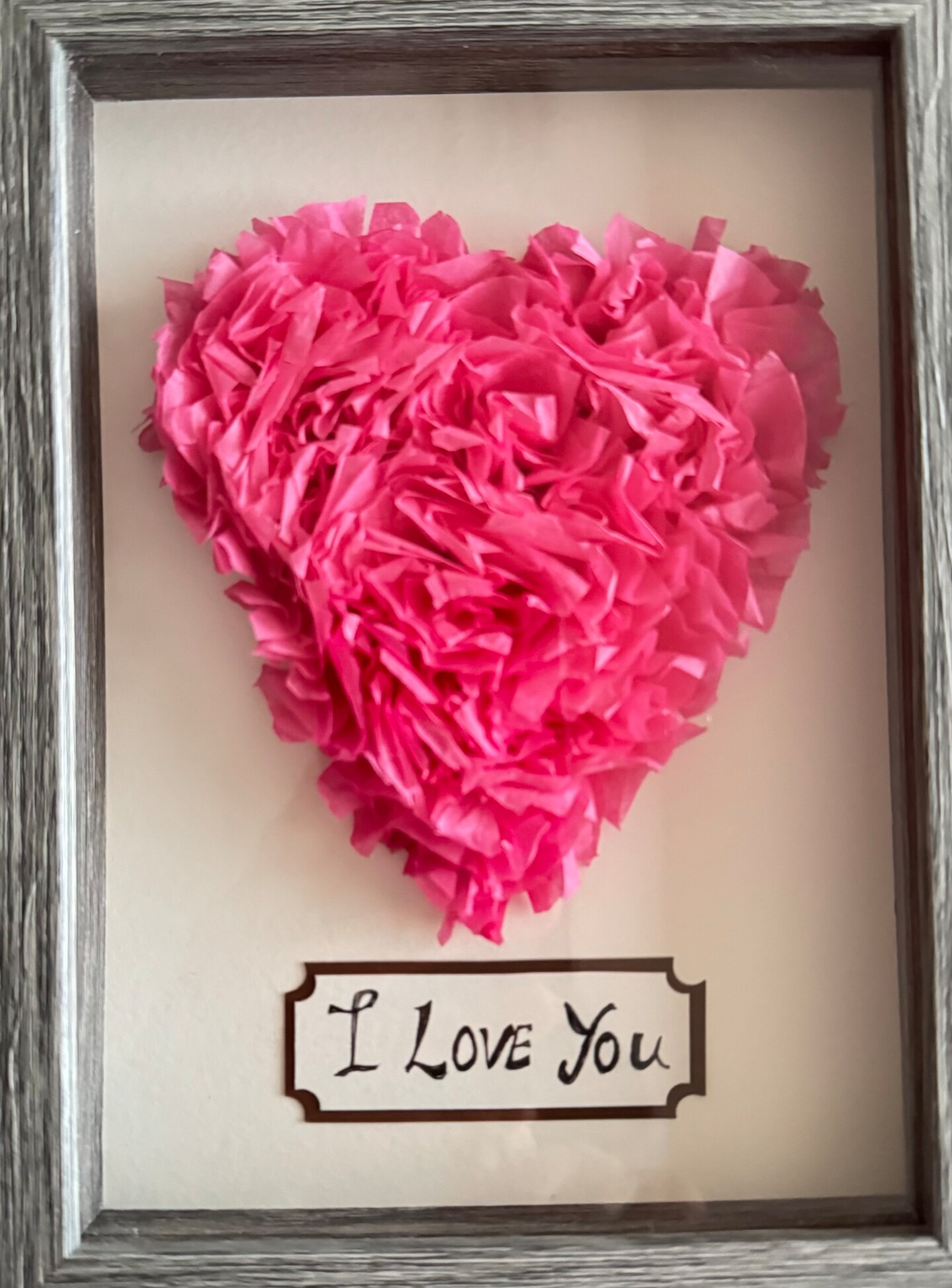 Heart shadow box | paper | Michaels