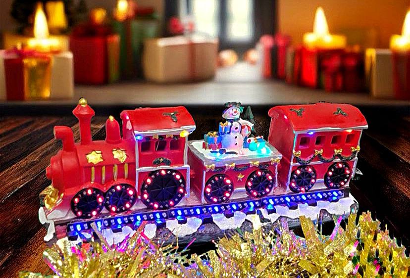 Christmas Train Decoration. Christmas Village
