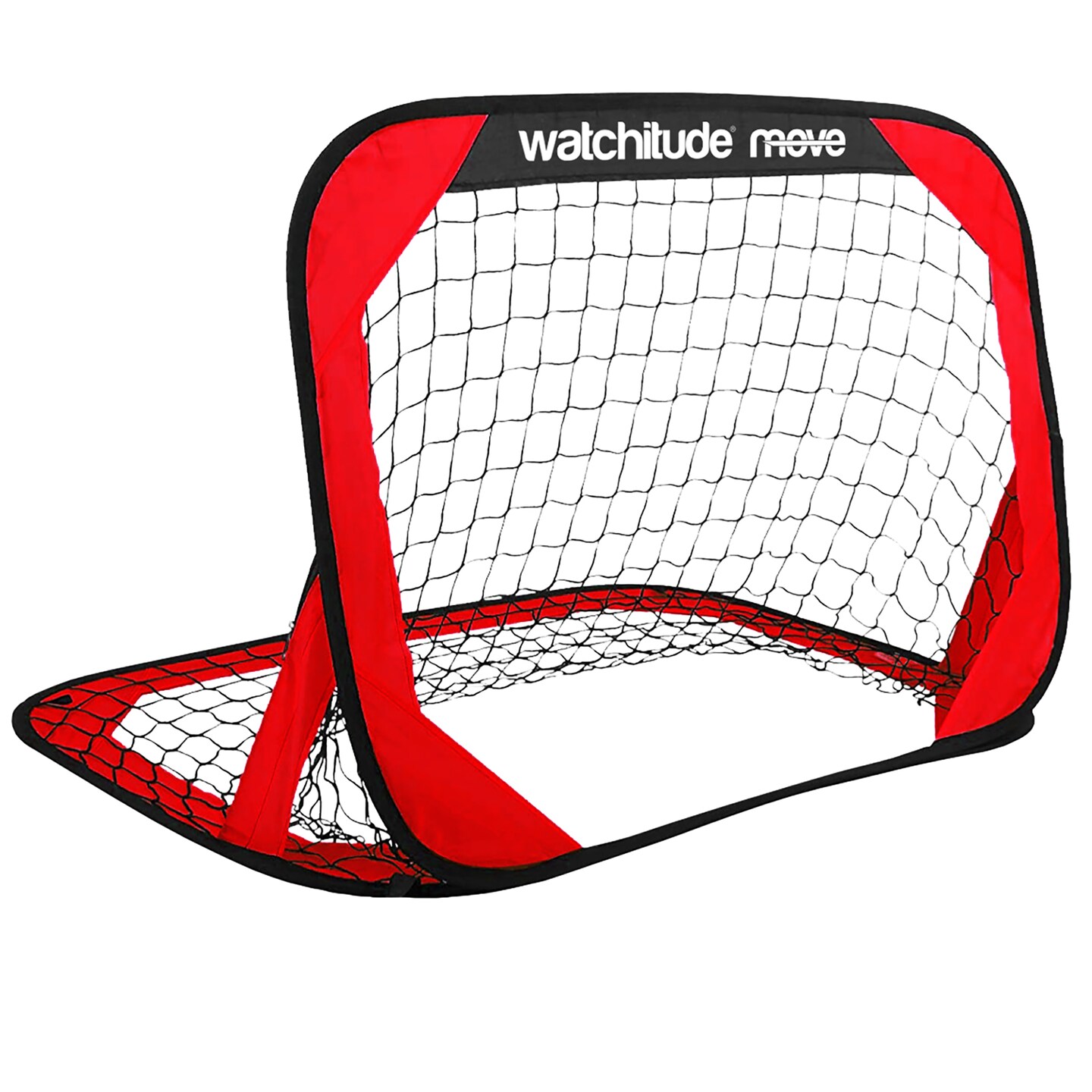 Watchitude Move: Kids Soccer Goal - 47 x 31.5&#x22; Folding Game Net w/ Carry Bag, Portable Sports Goal, Indoor &#x26; Outdoor, Training &#x26; Practice, Ages 6+