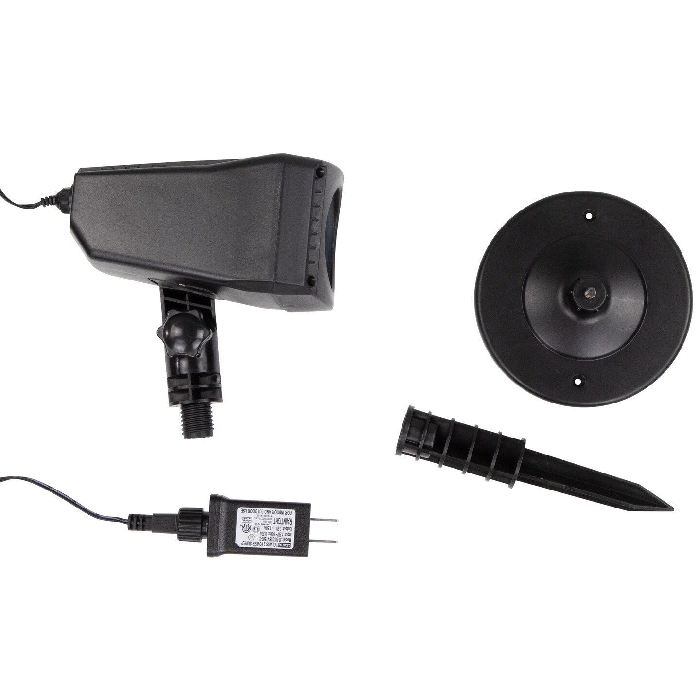 Northlight Spiderweb with Falling Spiders Halloween Outdoor Light Projector - 7"