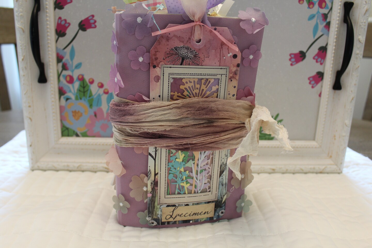 Hot Pink Ladies Junk Journal - creative way to combine