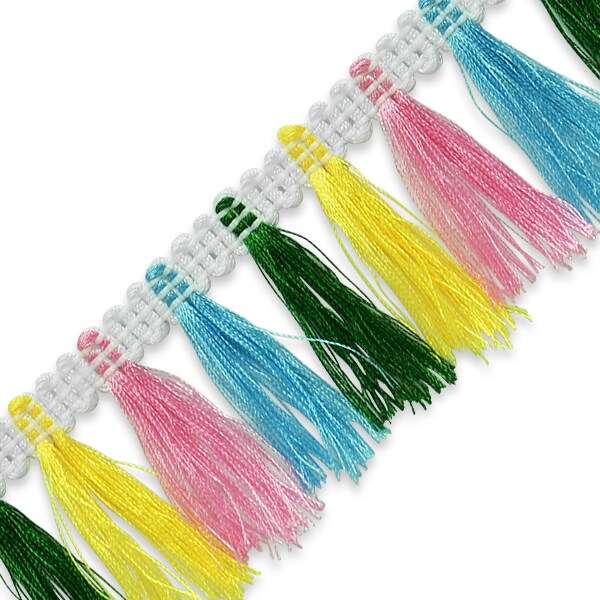 5 Yards of Lulu Tassel Fringe Trim 1 1/2&#x22; | 5 yard cut