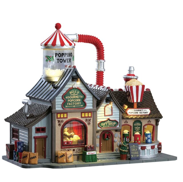 Lemax Bell&#x27;s Gourmet Popcorn Factory