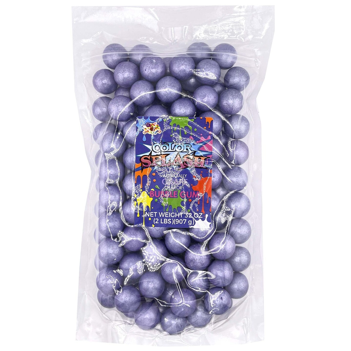 Splash 1&#x22; Gumballls Purple Pearl 2Lbs