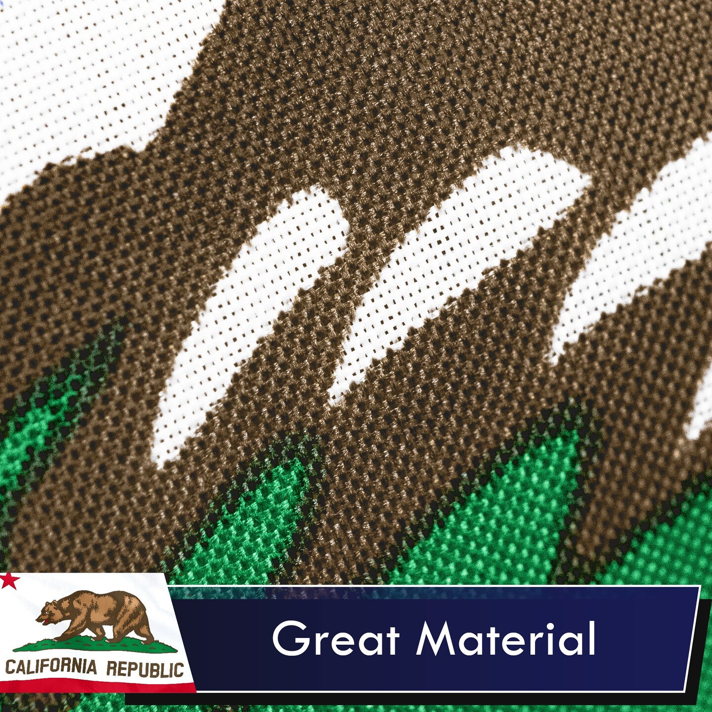 California CA State Flag 3x5 Ft 2-Pack Printed Polyester By G128