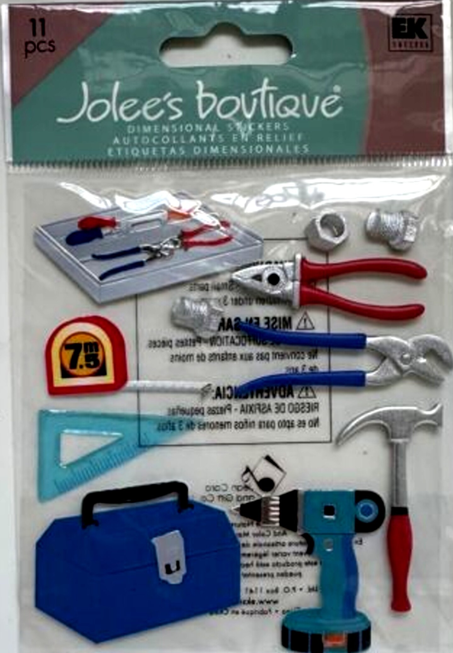 Jolee&#x27;s Boutique Tools Dimensional Stickers